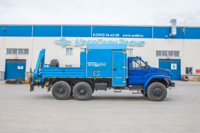 Автофургон АРОК с КМУ ИМ-55 УСТ 5453 Урал NEXT 4320-72Е5Г38