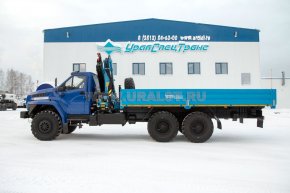 Автомобиль бортовой Урал 4320-6952-74 NEXT с КМУ ИМ-180