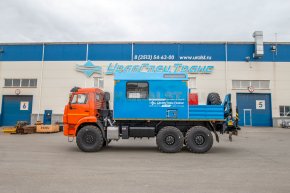Передвижная авторемонтная мастерская ПАРМ с КМУ ИМ-25 УСТ 5453 Камаз 43118-50