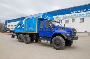 ПАРМ с КМУ ИМ-95 УСТ 5453 Урал NEXT 4320-6981-72 сдвоенная кабина