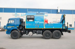 Фургон Камаз АНРВ с краном манипулятором