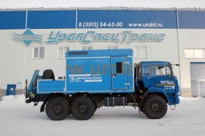 Автофургон Камаз с КМУ