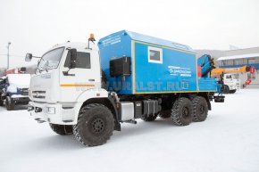 Камаз ПАРМ 43118 с краном-манипулятором ИМ-150