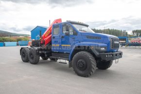 Седельный тягач с КМУ ИМ-180 УСТ 5453 Урал NEXT 4320-6981-74