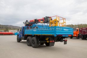 Бортовой с КМУ ИТ-200 (тросовый,люлька, бур) УСТ 5453 Урал NEXT 4320-6951-72