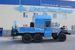 Автофургон Урал с КМУ