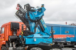 Седельный тягач с КМУ ИМ-180 УСТ 5453 Камаз 65221-53