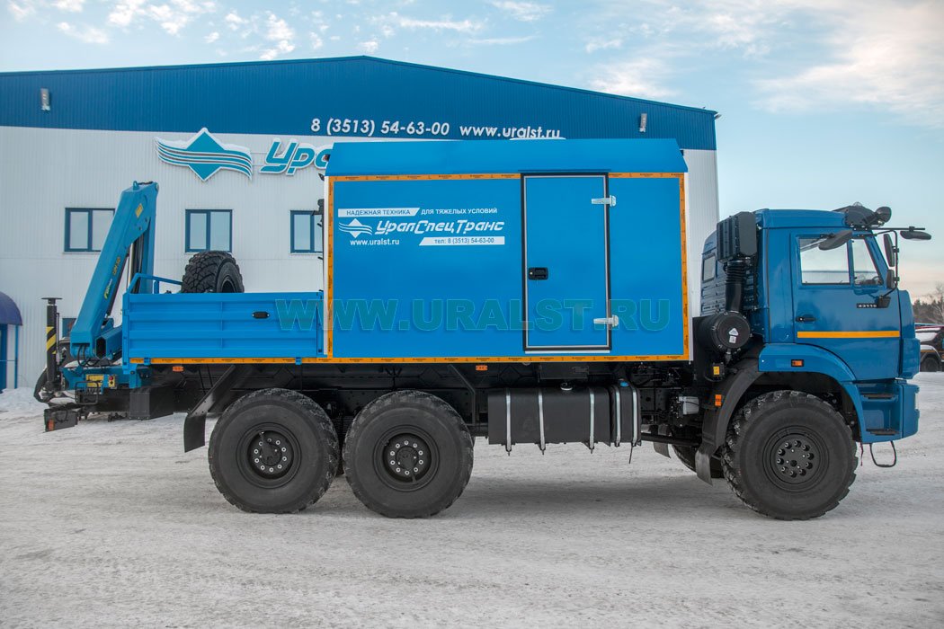ПАРМ с КМУ ИМ-55 УСТ 5453 Камаз 43118-50