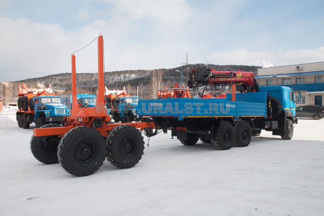 Бортовой с КМУ ИТ-200 (тросовый) Урал 4320-4972-82Е5 + ПРЛ 11-УР (доп.опция)  