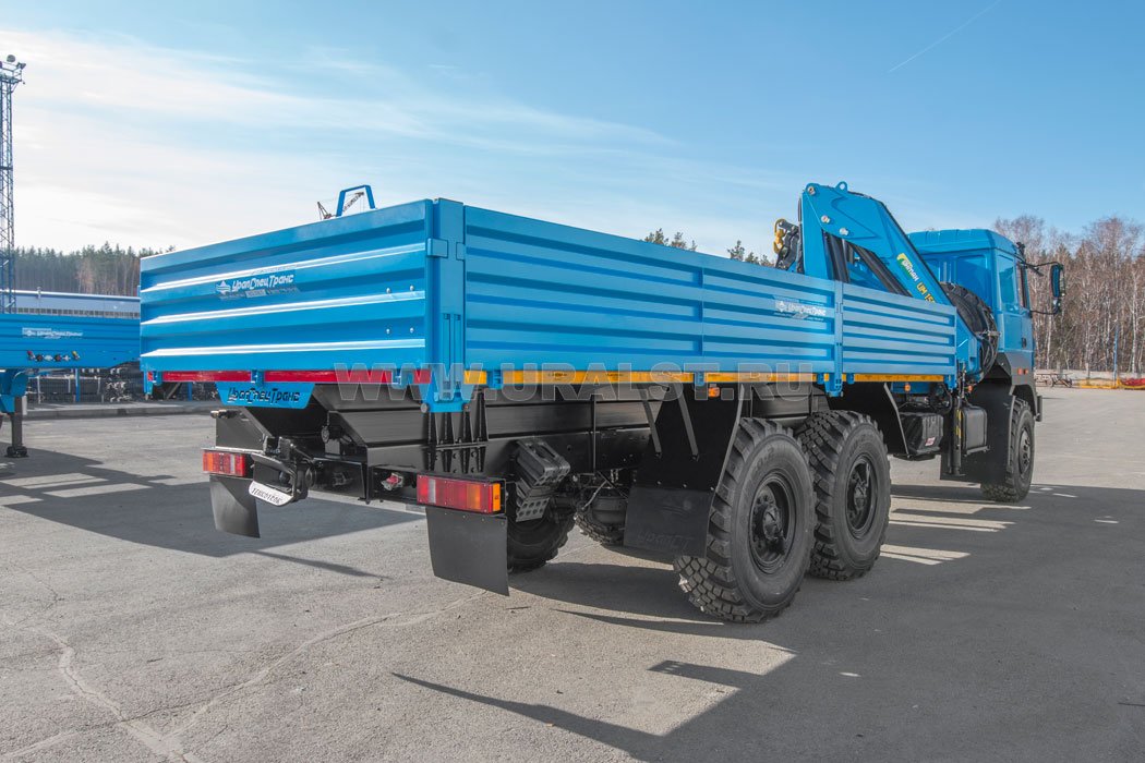 Автомобиль бортовой с КМУ ИМ-150 УСТ 5453PH Урал 4320-80Е5 сп.м