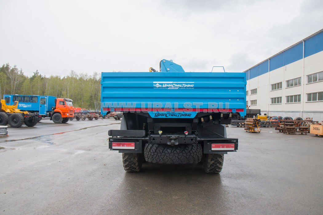 Бортовой автомобиль с КМУ ИМ-150 УСТ 5453 Камаз 43118 сп.м