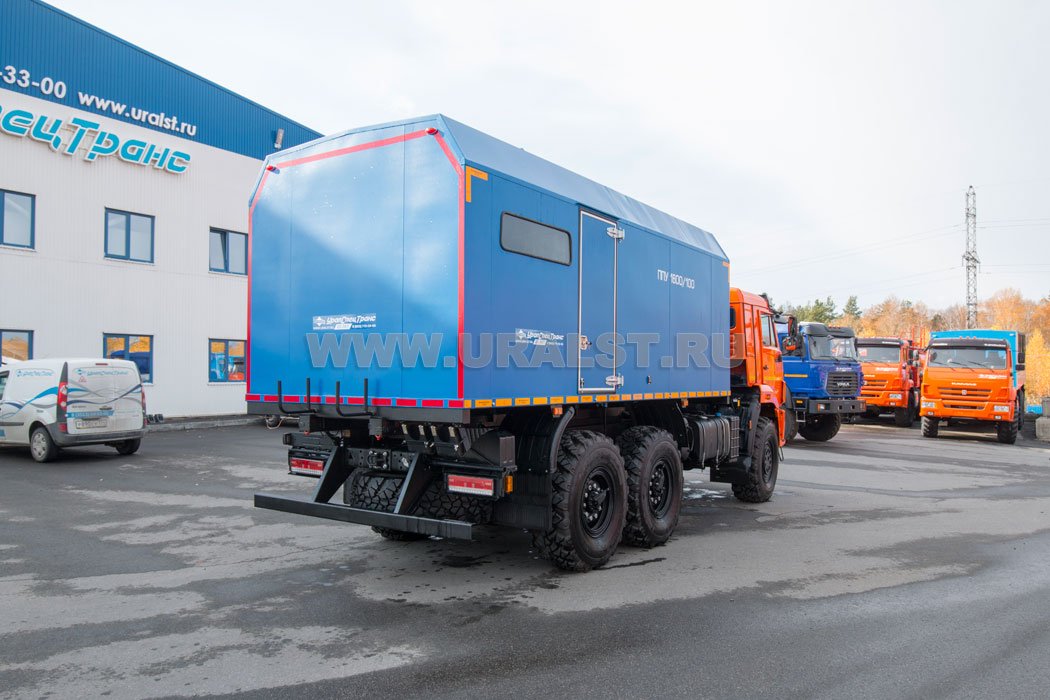 Паровая промысловая установка  ППУА 1600/100 УСТ 5453 Камаз 43118 сп.м. насос Kopper Pumps PL-60