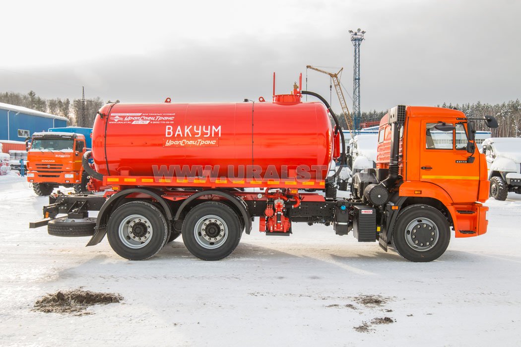  Автоцистерна вакуумная МВ-10 КО УСТ 5453 Камаз 65115-48(А5)