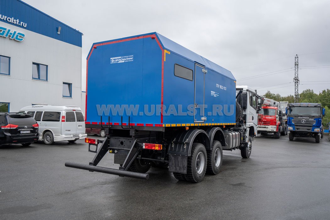 Передвижная парогенераторная установка ППУ 1600/100  УСТ 5453 SHACMAN SX32586V385 6х6, база 4575мм насос Kopper Pumps