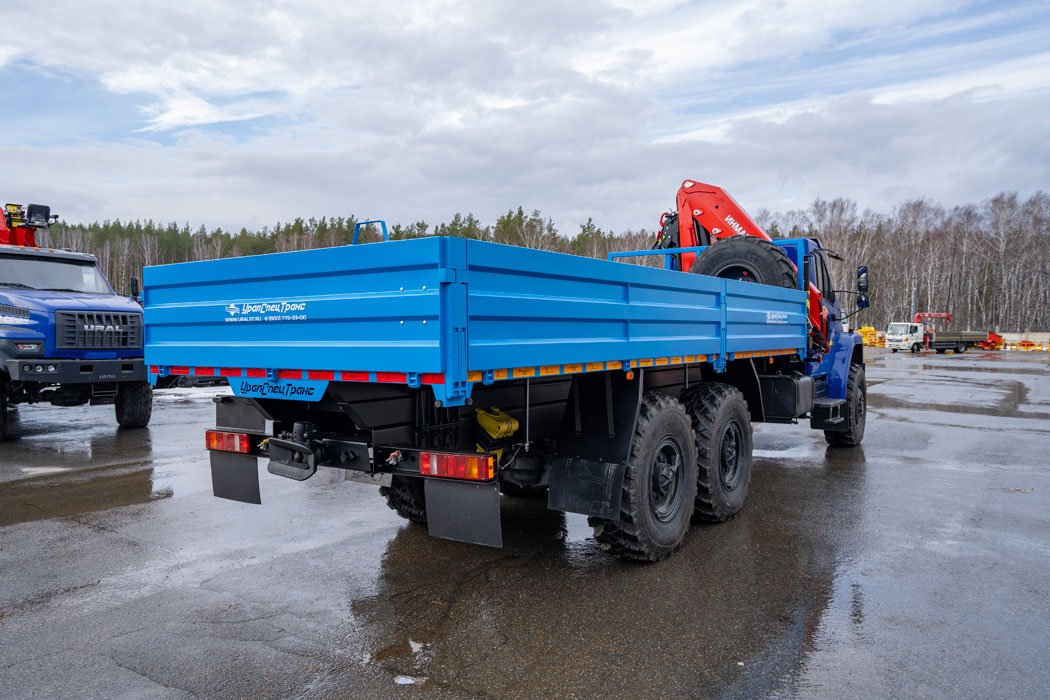 Бортовой автомобиль с КМУ ИМ-150N УСТ 5453 Урал NEXT 4320-6952-72Е5И06М33