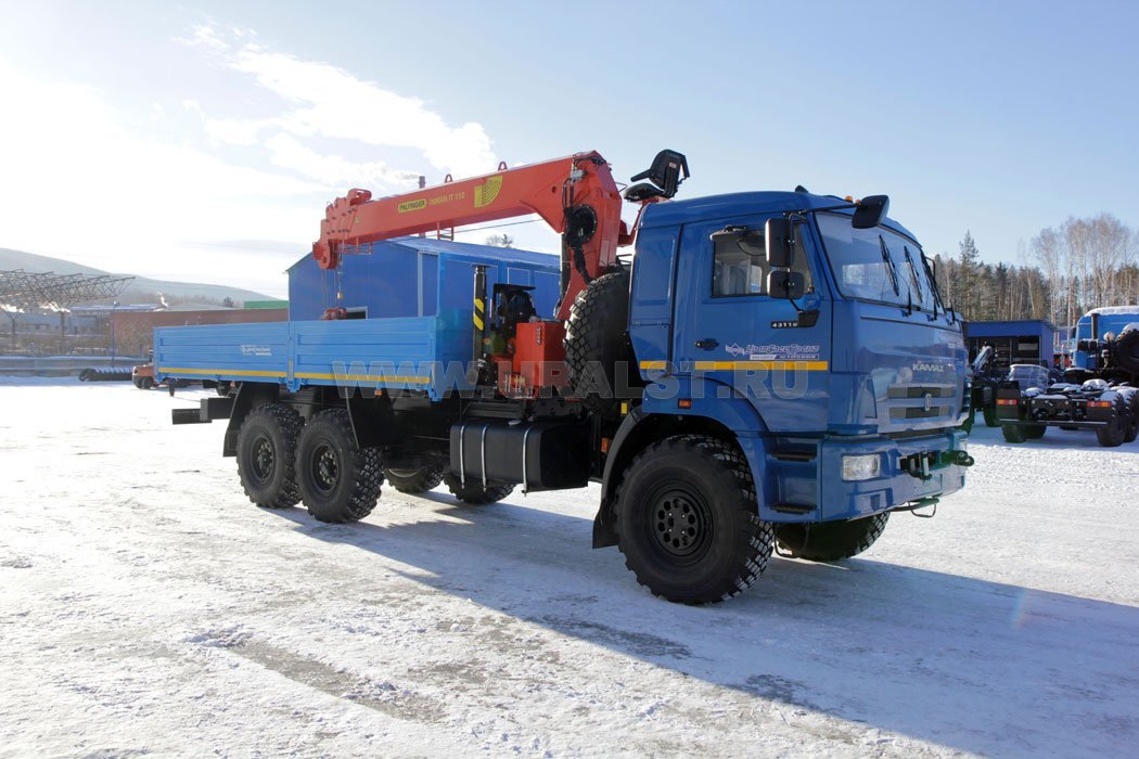 Автомобиль бортовой Камаз 43118 с КМУ ИТ-150