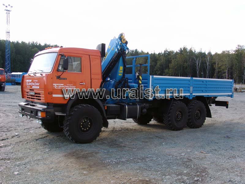 Бортовой Камаз с КМУ ИМ-180