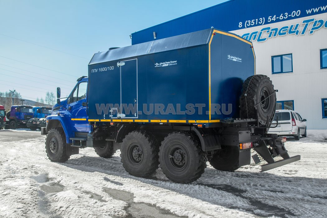 Передвижная парогенераторная установка ППУА 1600/100 Урал NEXT 5557-72Е5Г38