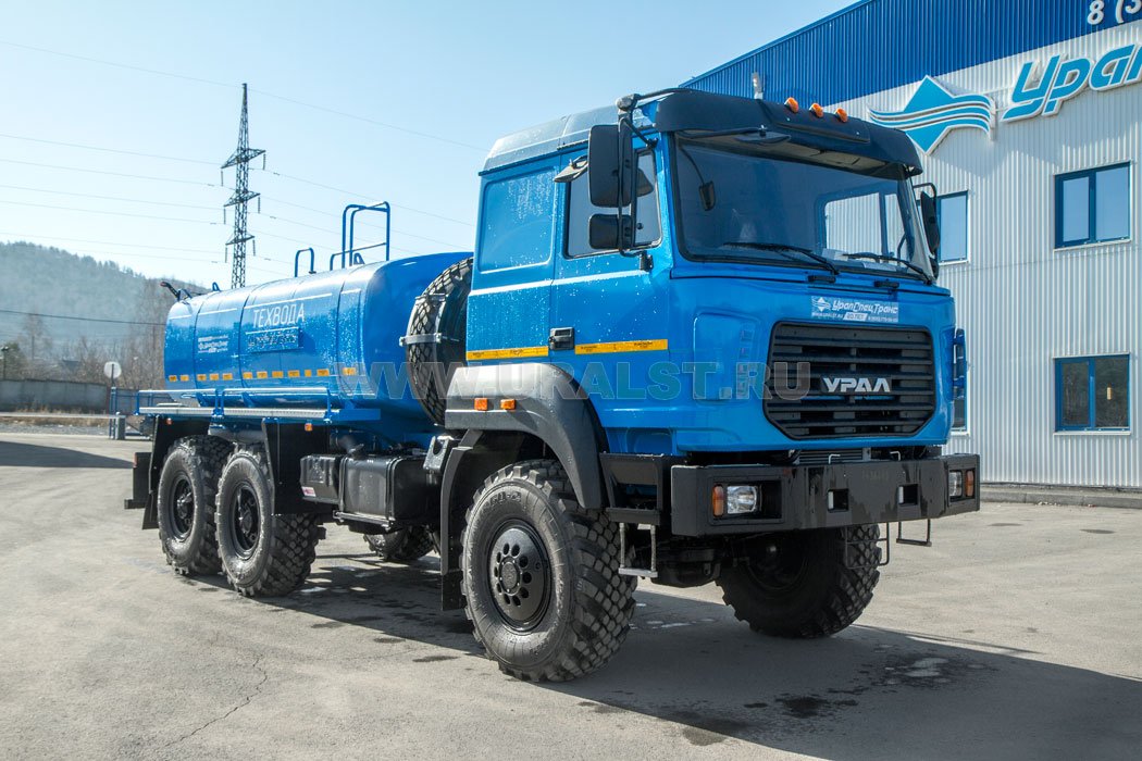 Автоцистерны для технической воды (АЦВ) АЦВ-10 УСТ 5453 Урал 5557-80Е5 сп.м.