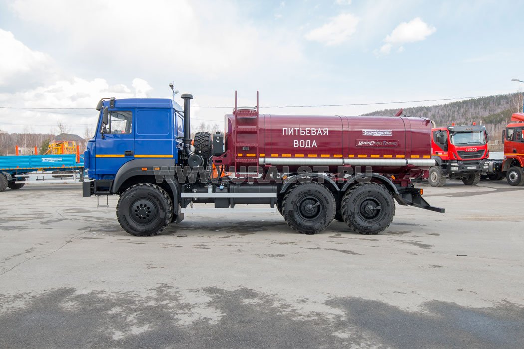 Автоцистерна АЦПТ-10НО УСТ 5453 Урал 5557-4551-82 насос, обогрев, сп. м.