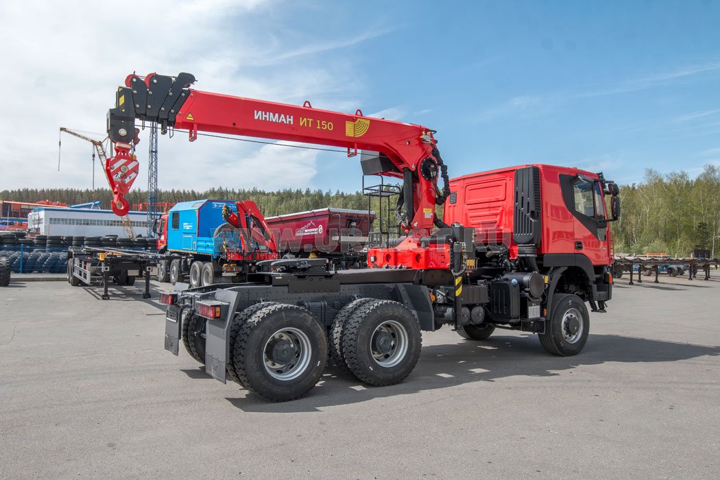 Седельный тягач IVECO-AMT с КМУ ИТ-150