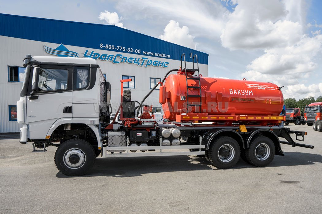  МВ-10 КО-505 УСТ 5453 SHACMAN SX32586V385 6х6, шины 315/80 R22.5, КБ 4575 мм ревизионный люк 