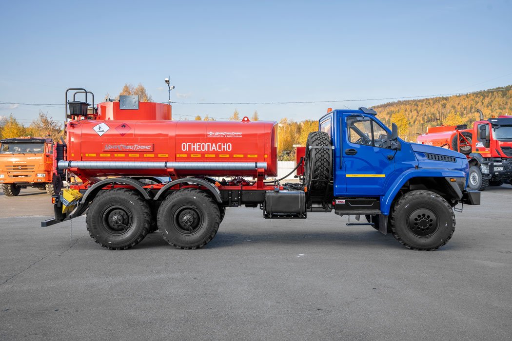 Автотопливозаправщик АТЗ-10Б УСТ 5453 Урал NEXT 4320-72 доработка под ДОПОГ