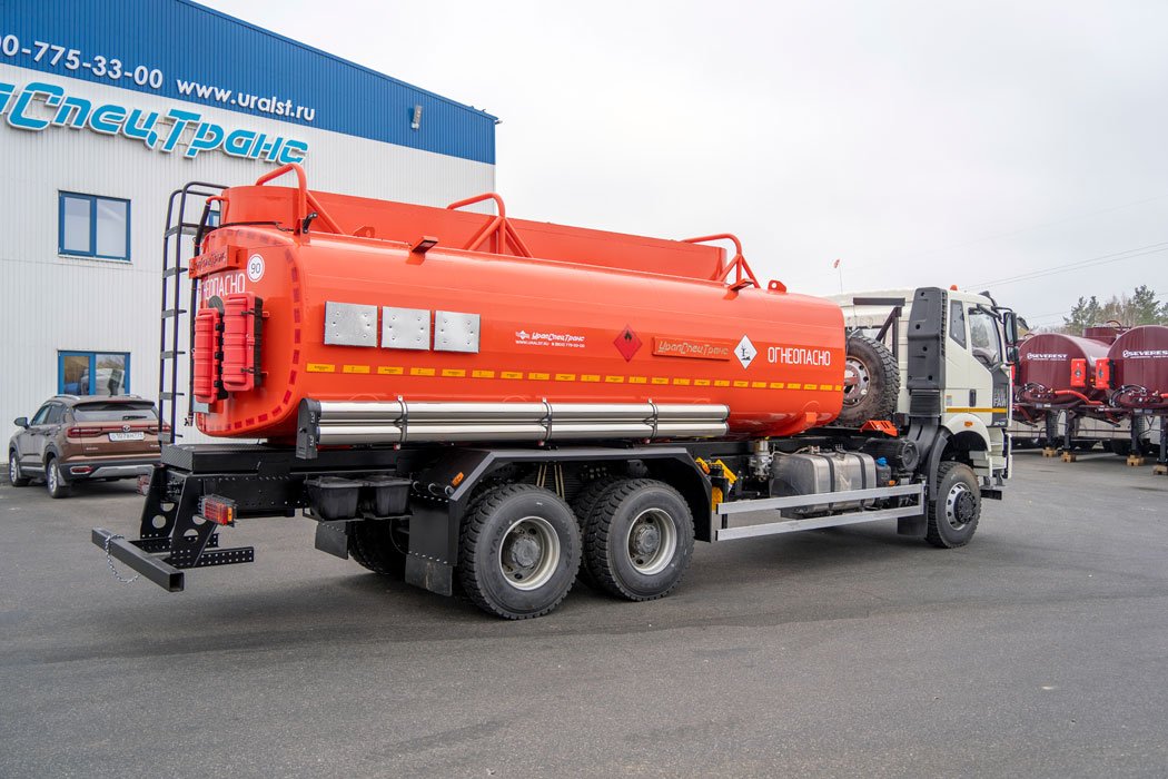 Автотопливозаправщик АТЗ 22-3 УСТ 5453 FAW 3250 (6х6) КБ 5200 ДОПОГ