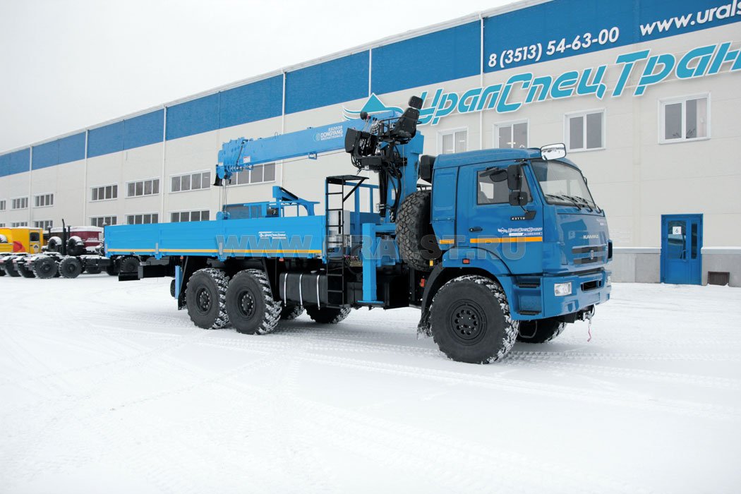 Автомобиль бортовой Камаз 43118-46 с КМУ DONGYANG SS2036