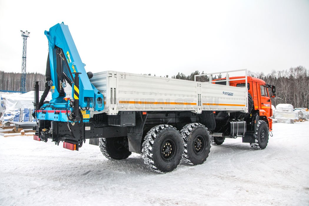 Бортовой автомобиль Камаз с КМУ ИМ-95