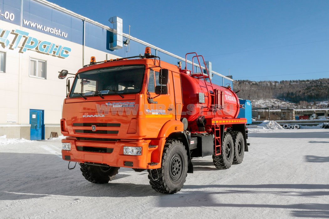 Автоцистерна нефтепромысловая АКН-10-ОД КО УСТ-5453 на шасси Камаз 43118-46