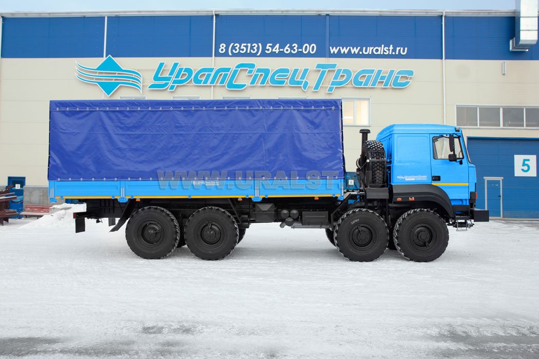 Бортовой Урал 532362-70 УСТ-5453 с тентом
