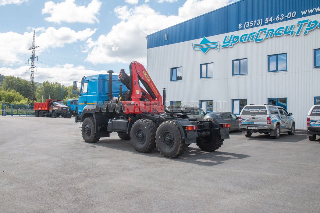Седельный тягач УСТ-5453 Урал с КМУ ИМ-150N