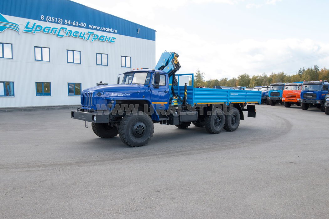 Бортовой автомобиль с КМУ ИМ-95 УСТ 5453 Урал 4320-1951-60