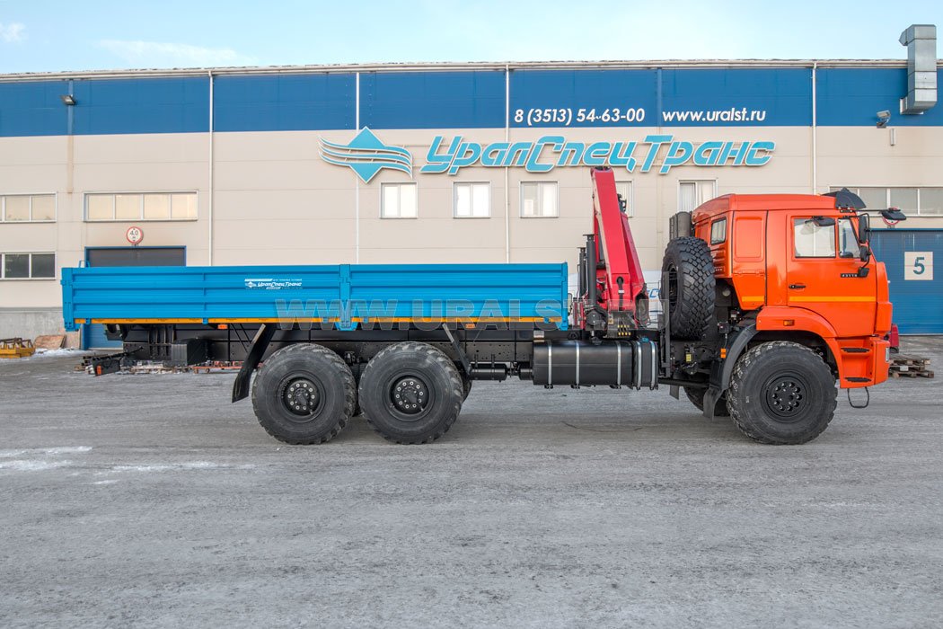 Автомобиль бортовой с КМУ Palfinger PK-12000 УСТ 54531J-03 Камаз 43118-50, сп.м