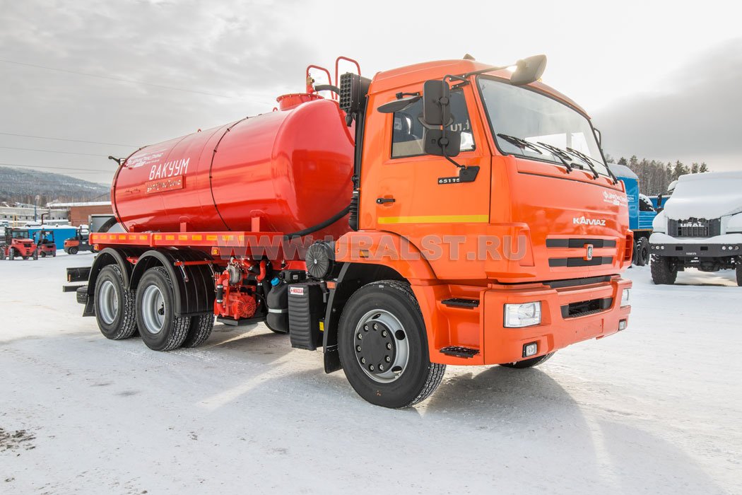  Автоцистерна вакуумная МВ-10 КО УСТ 5453 Камаз 65115-48(А5)