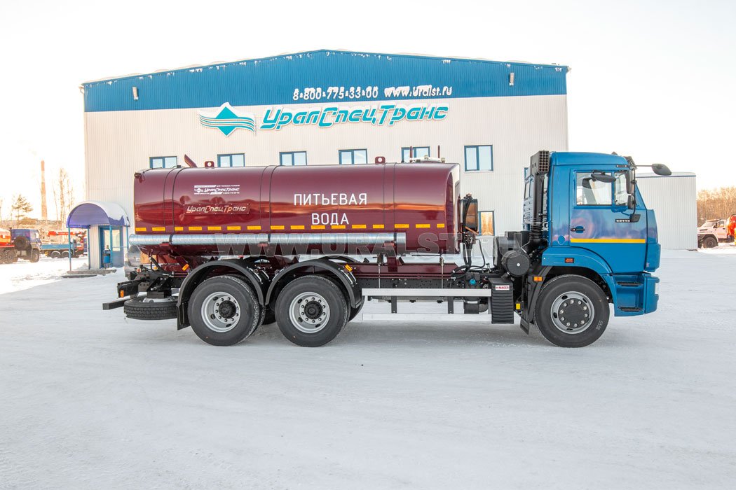 Автоцистерна АЦПТ-10НО УСТ 5453 Камаз 65115-48 (А5) насос, обогрев