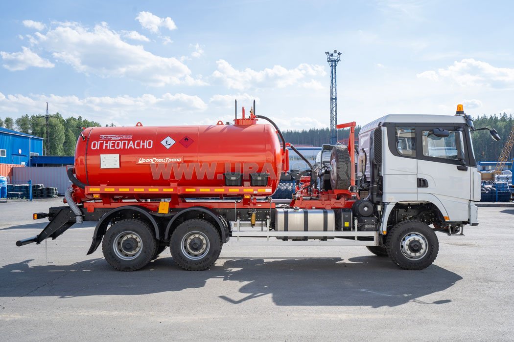 Автоцистерна вакуумная АКН-10 КО-505 УСТ 5453 SHACMAN SX32586V385 6х6