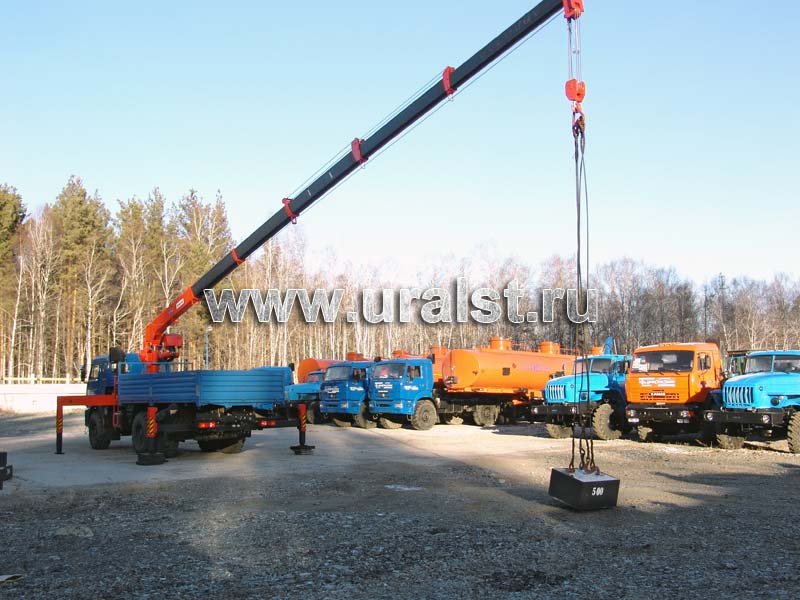 Бортовой автомобиль Камаз 43118-46 с КМУ Канглим KS1256G-II