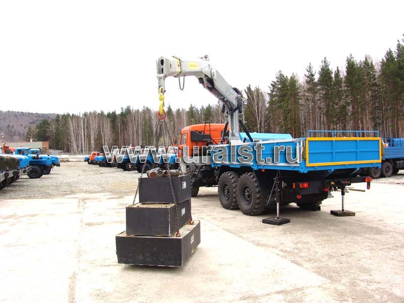бортовой камаз с кму ИФ 300