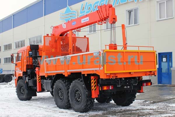 Лесовоз бортовой Камаз с КМУ KS-1256G-II
