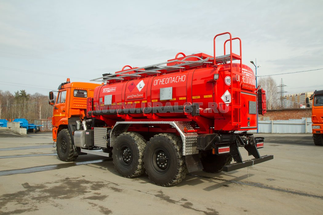 Автотопливозаправщик АТЗ-11-2 УСТ 5453 Камаз 43118-50, задний УВТ