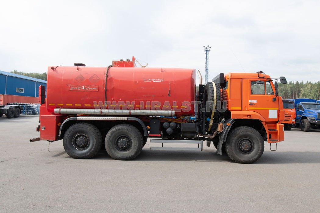 Автоцистерна для нефти АЦН-17Т УСТ 5453 Камаз 65224-53, термос, нерж (б/у)