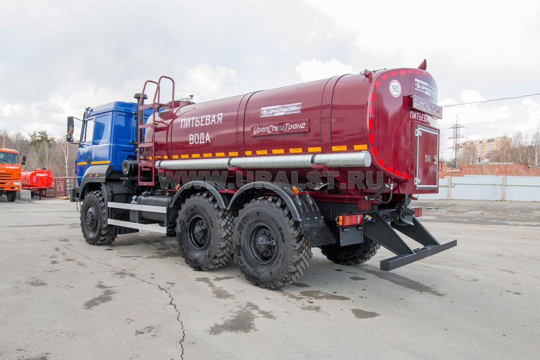 Автоцистерна АЦПТ-10НО УСТ 5453 Урал 5557-4551-82 насос, обогрев, сп. м.