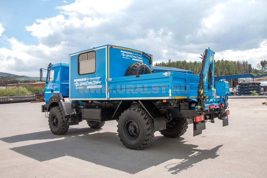 Мобильная ремонтная мастерская (МРМ) УСТ-54534 на шасси Урал 43206 с КМУ ИМ-20