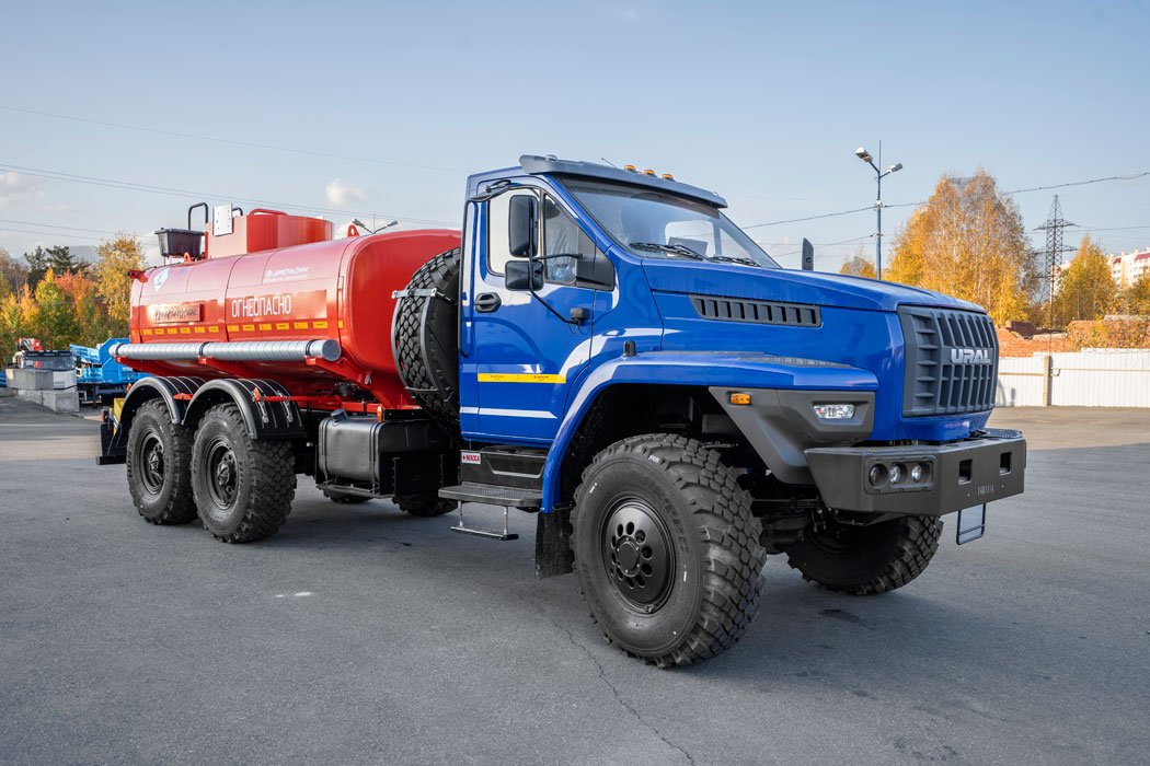 Автотопливозаправщик АТЗ-10Б УСТ 5453 Урал NEXT 4320-72 доработка под ДОПОГ