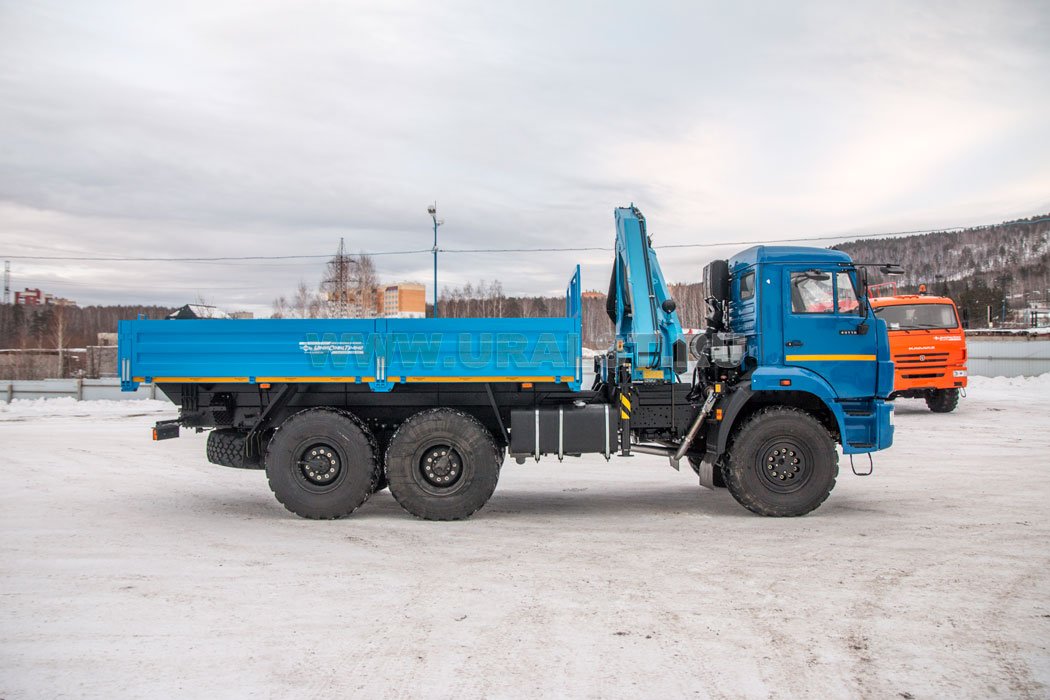 Бортовой автомобиль с КМУ ИМ-150 УСТ 5453 Камаз 43118