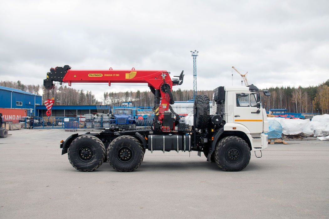 Седельный тягач Камаз 43118 с крано-манипуляторной установкой ИТ-150