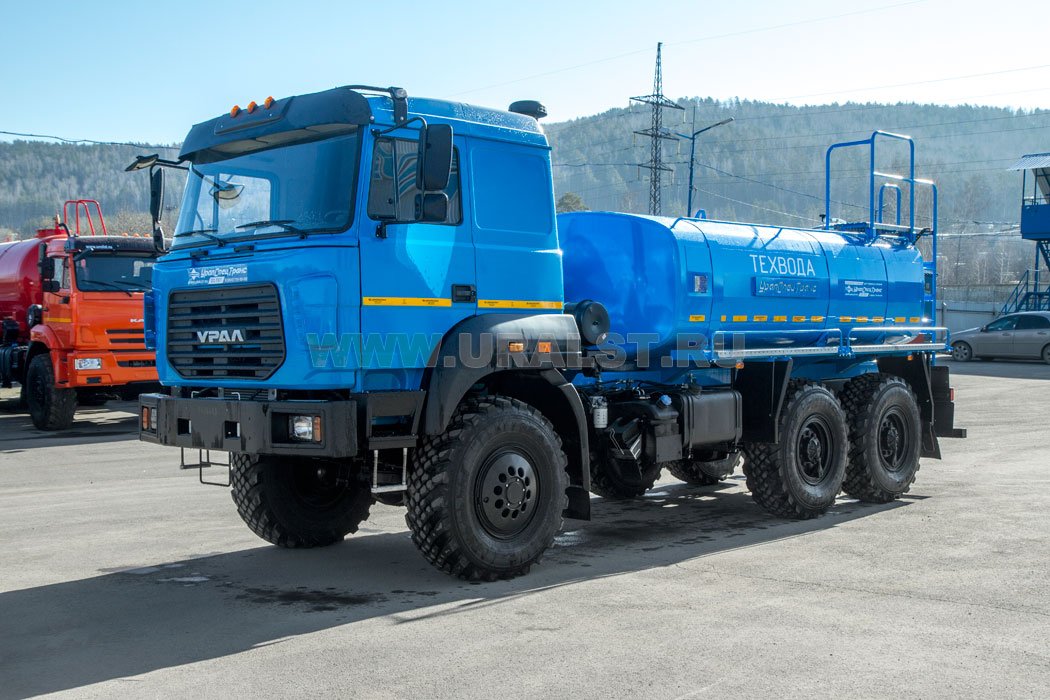Автоцистерны для технической воды (АЦВ) АЦВ-10 УСТ 5453 Урал 5557-80Е5 сп.м.