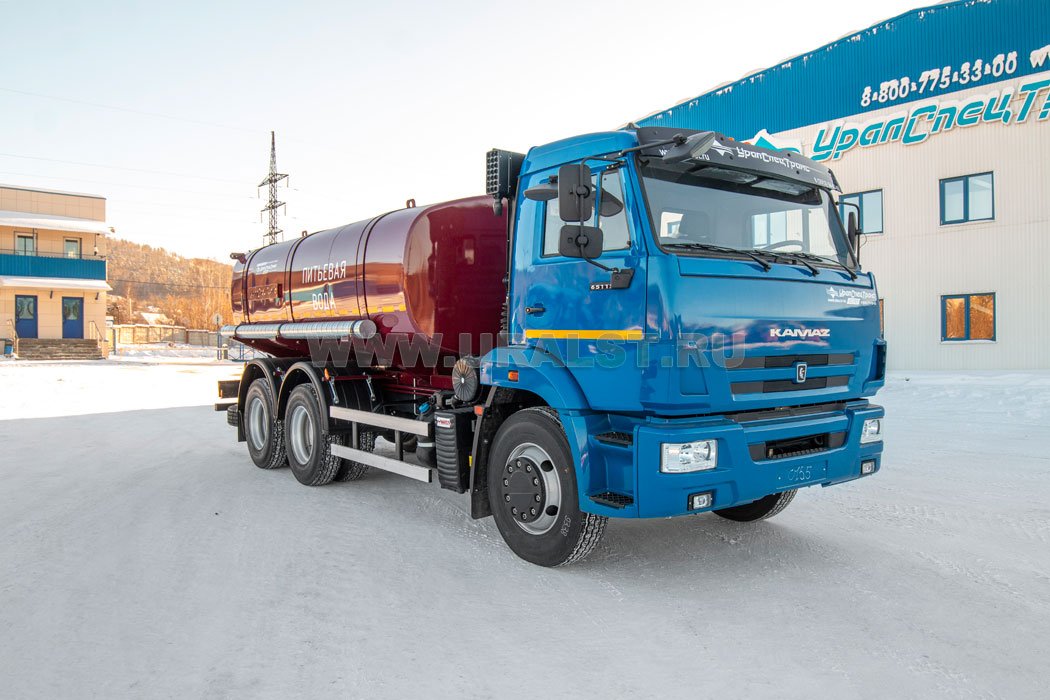Автоцистерна АЦПТ-10НО УСТ 5453 Камаз 65115-48 (А5) насос, обогрев